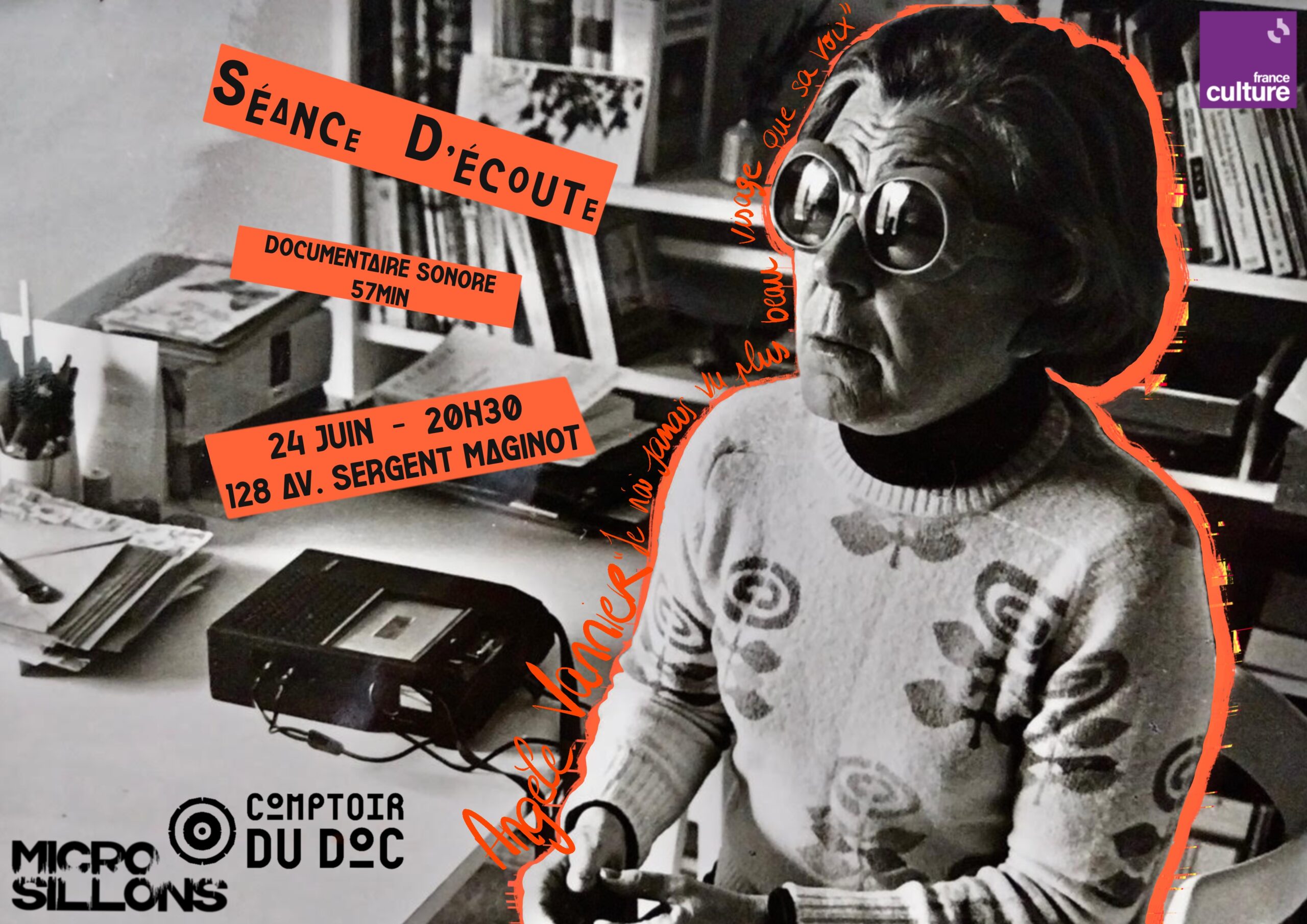 Écoute sonore : Je n'ai jamais vu plus beau visage que sa voix